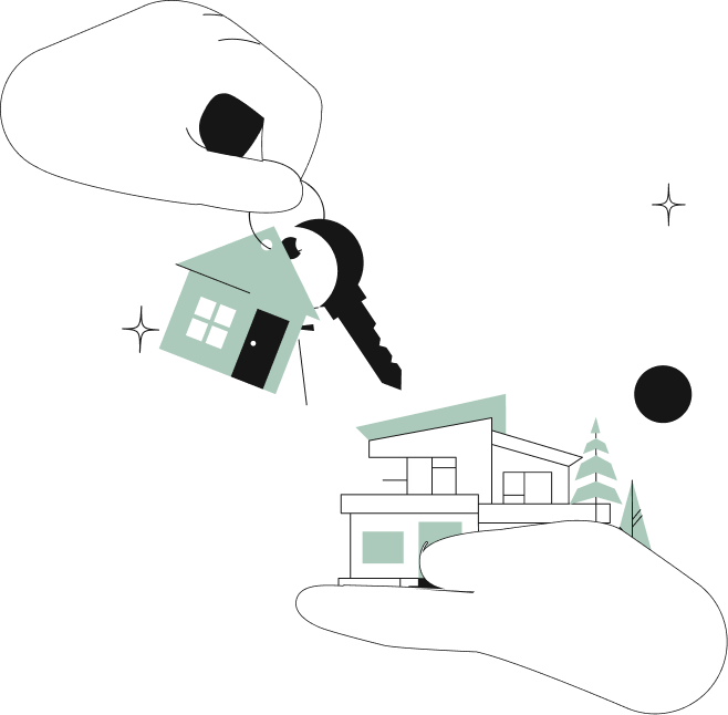 House keys illustration