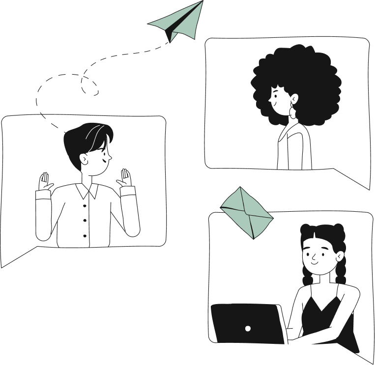 Contact illustration